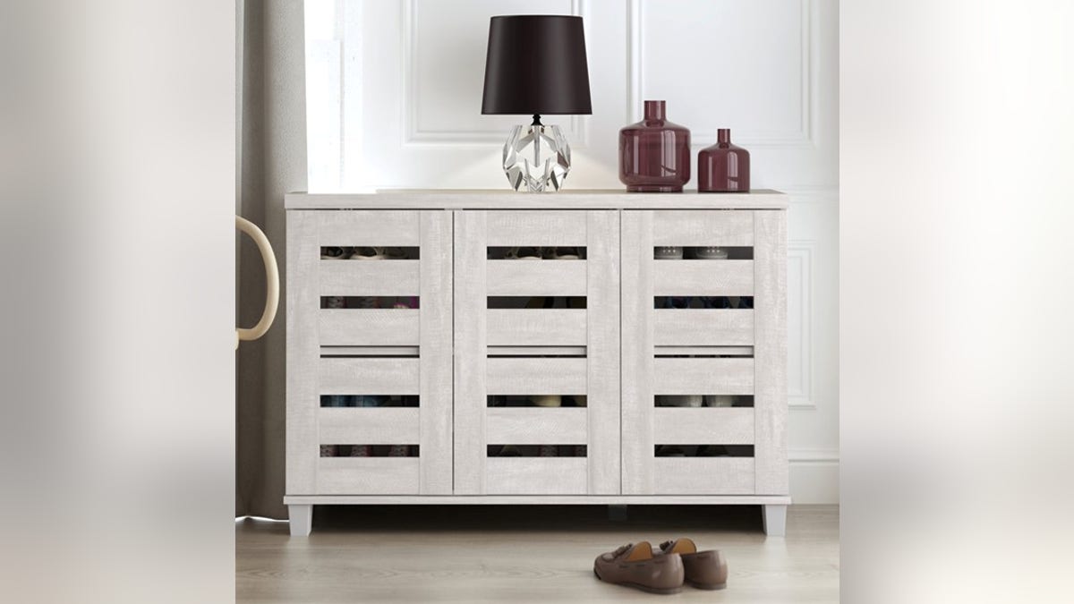 Create plenty of storage space with this cabinet. 