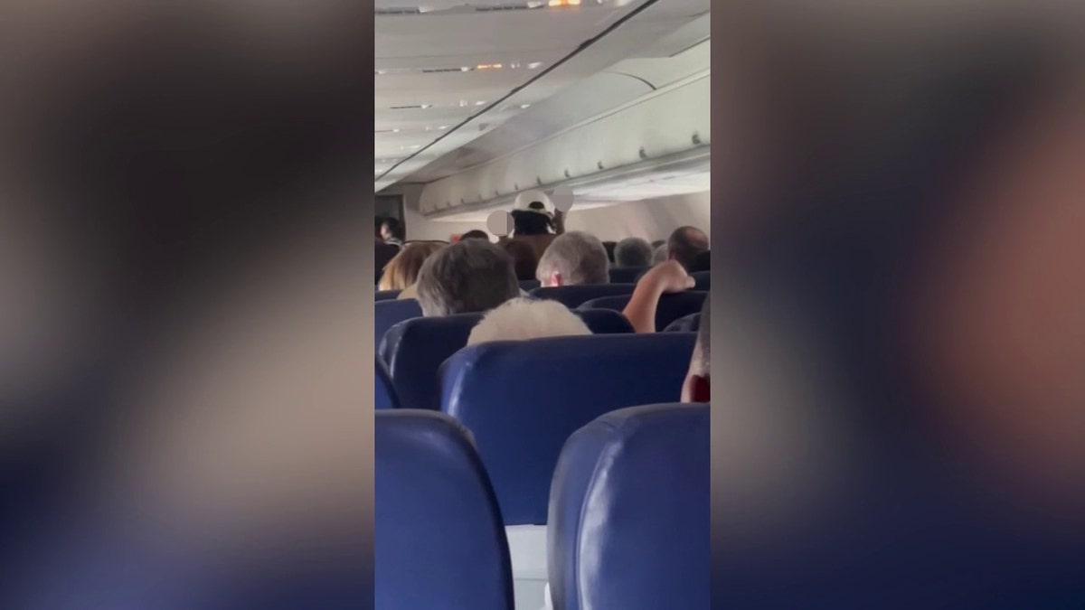 Naked Southwest passenger