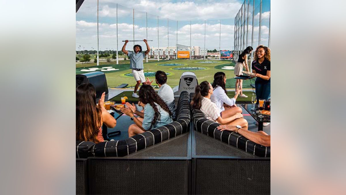 TopGolf is a simulated golf experience where you can drink, eat and have fun with your friends.?