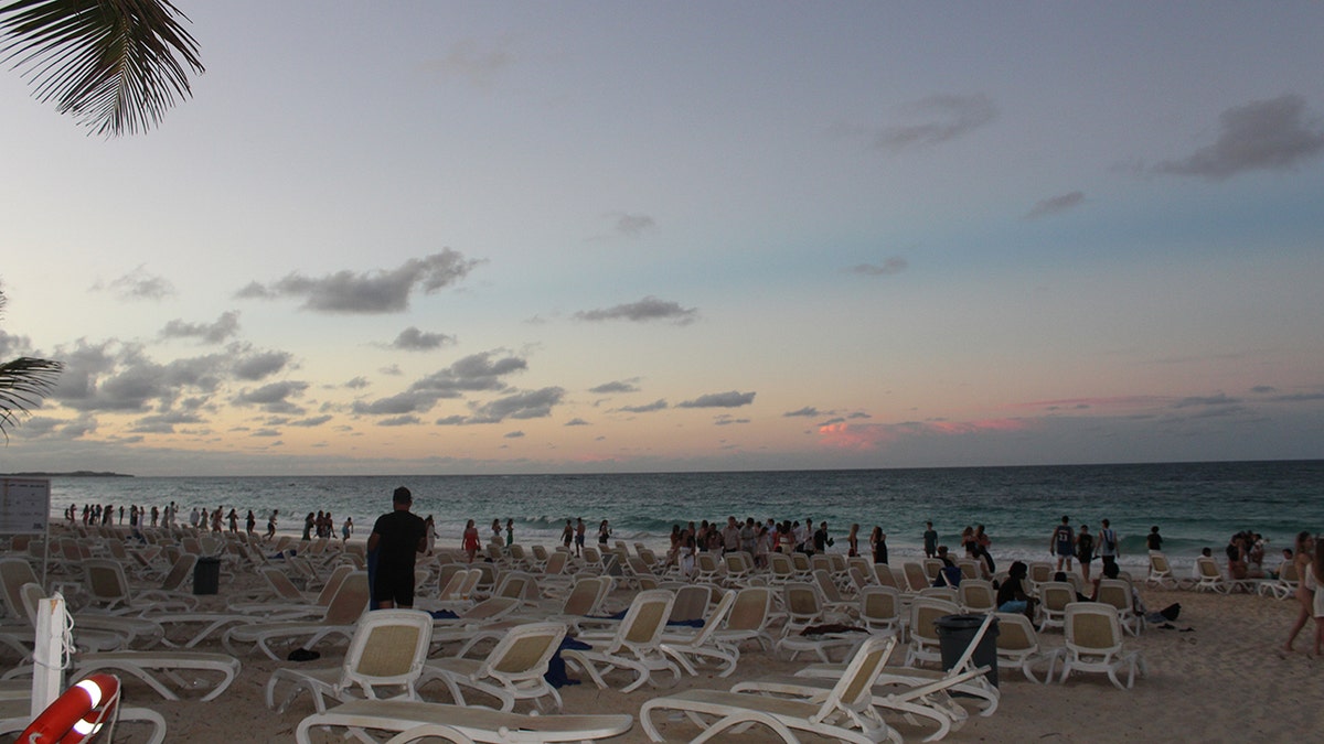 Playa de resort de la república dominicana