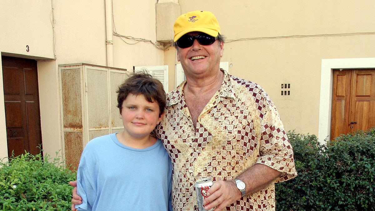 Jack Nicholson and son Ray Nicholson in 2003