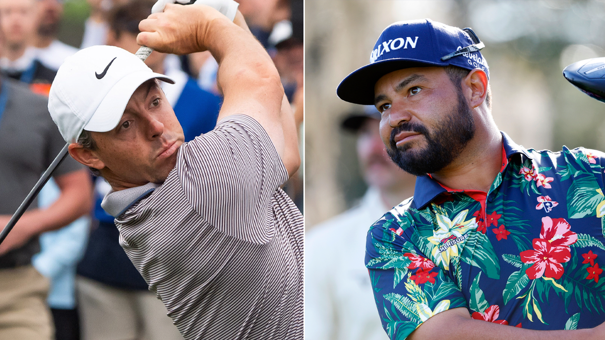 Rory McIlroy and JJ Spaun side by side