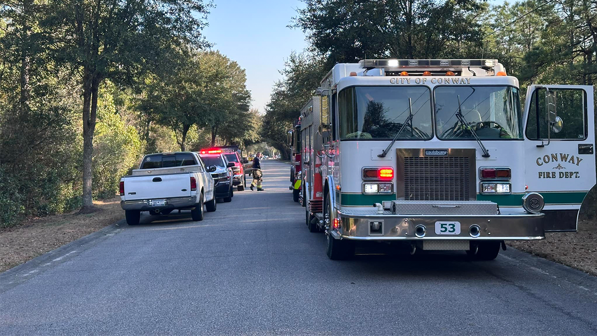 Fire trucks in South Carolina