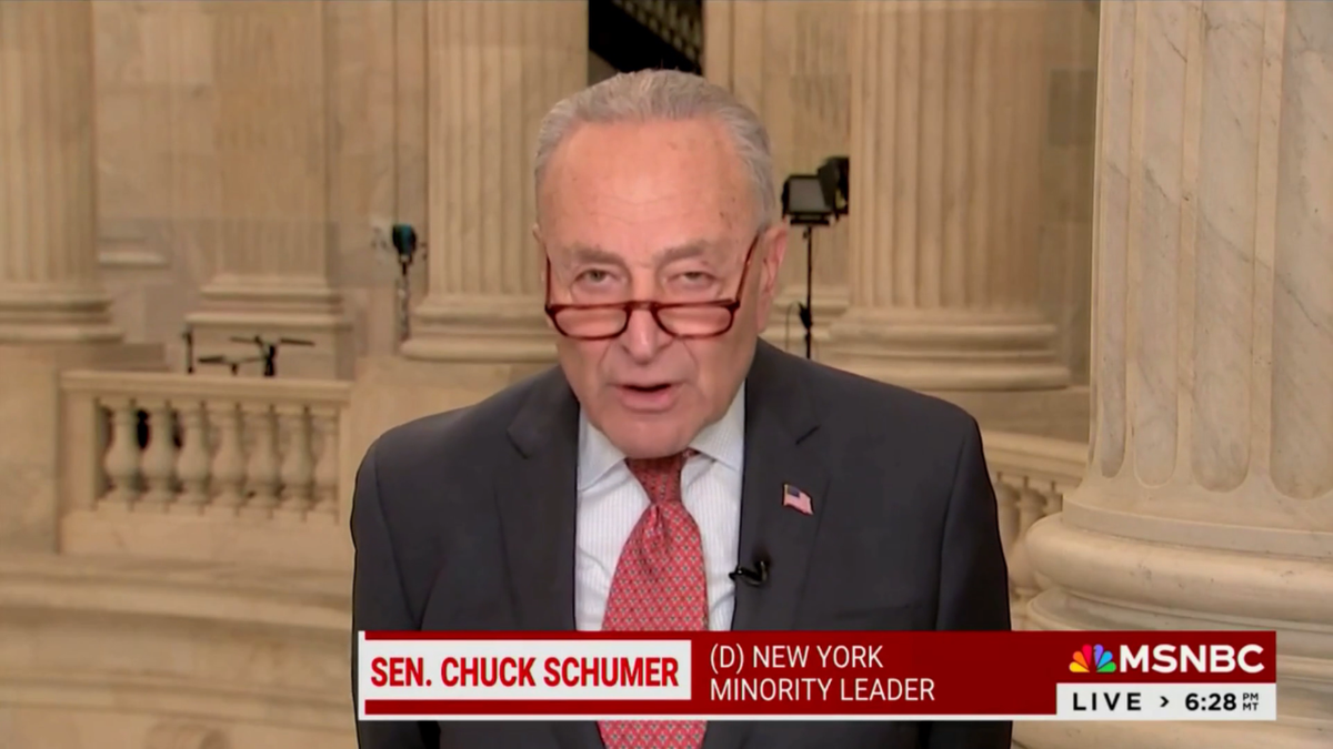 Senator Chuck Schumer in MSNBC