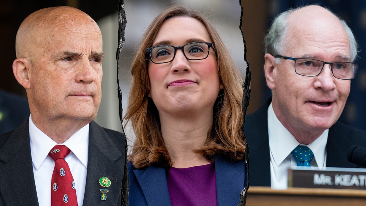 Left: Rep. Keith Self; Middle: Rep. Sarah McBride elect; Right: Rep. Bill Keating