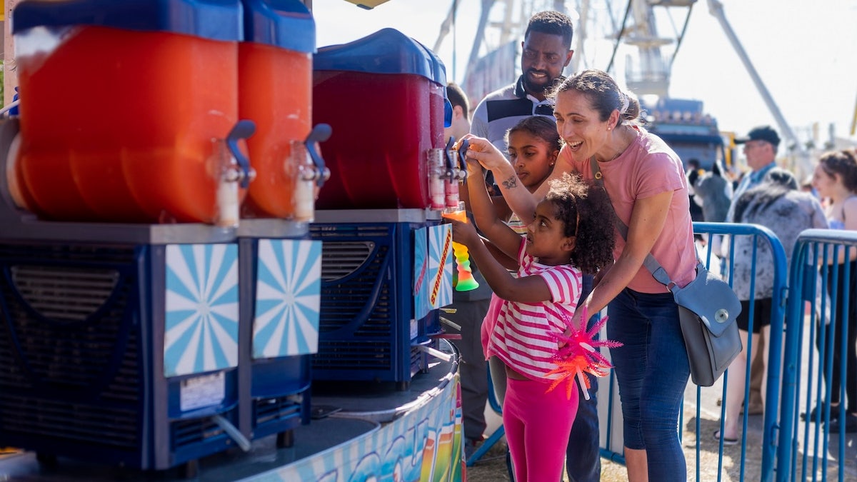 Slushy drinks at fair