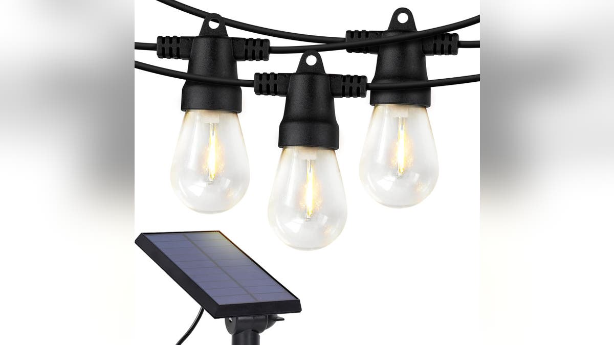 Update your outdoor area quickly with these budget-friendly string lights.