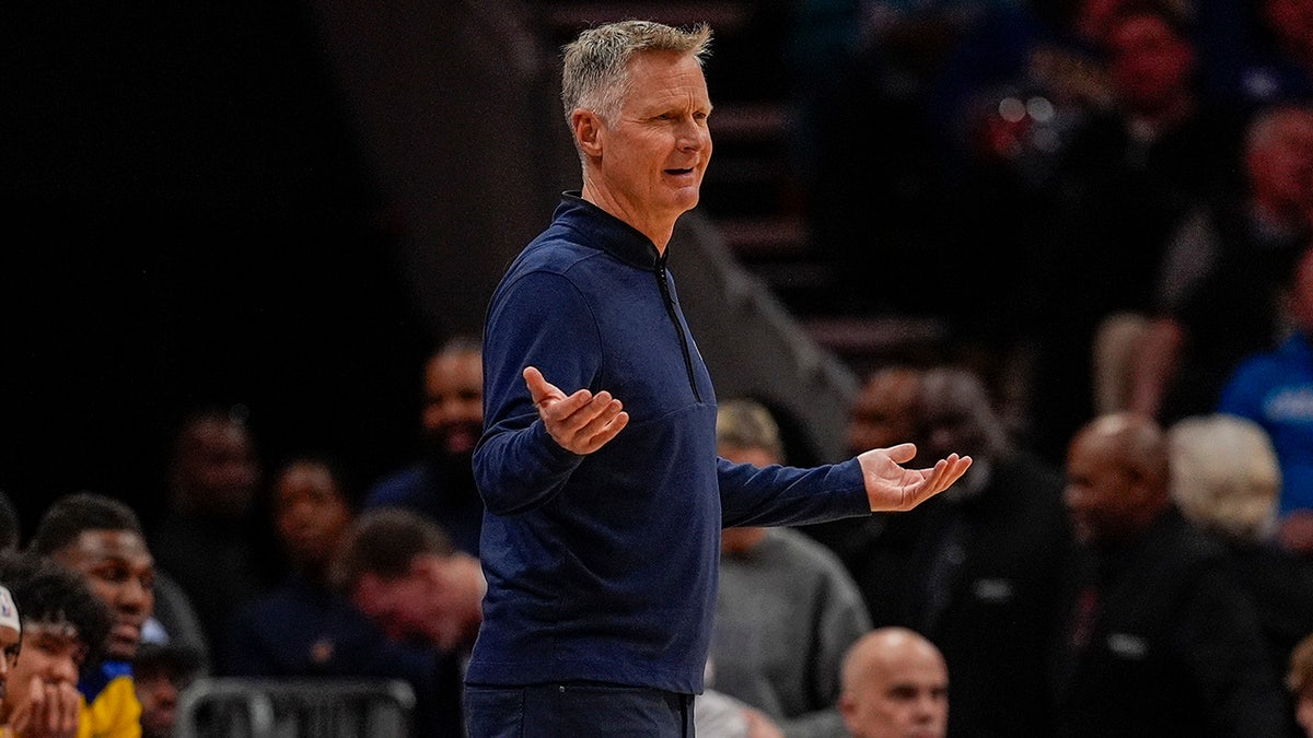 Steve Kerr reacts to call