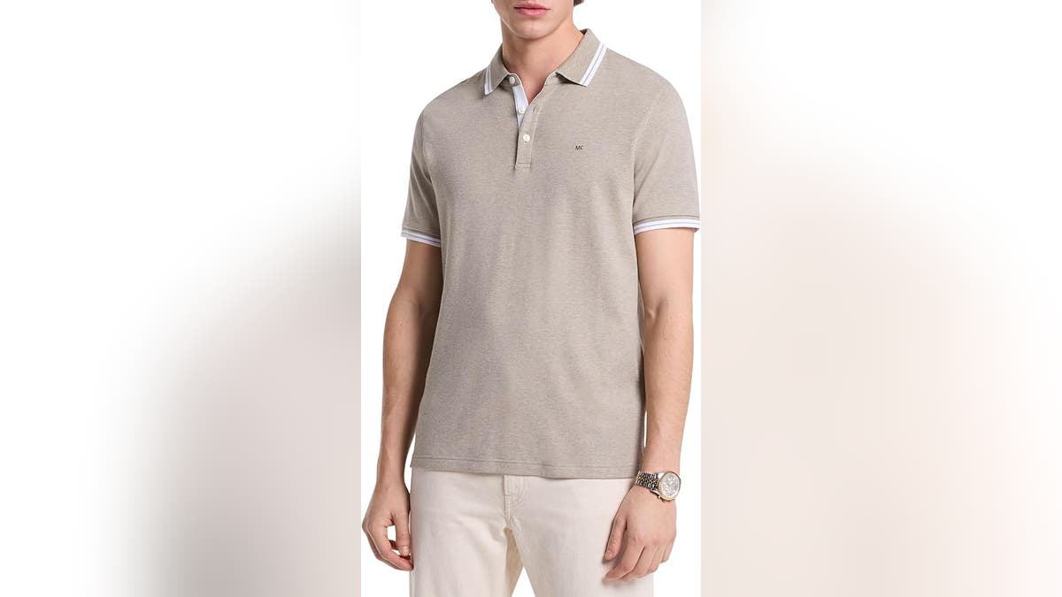 Add this great-looking polo to your closet.