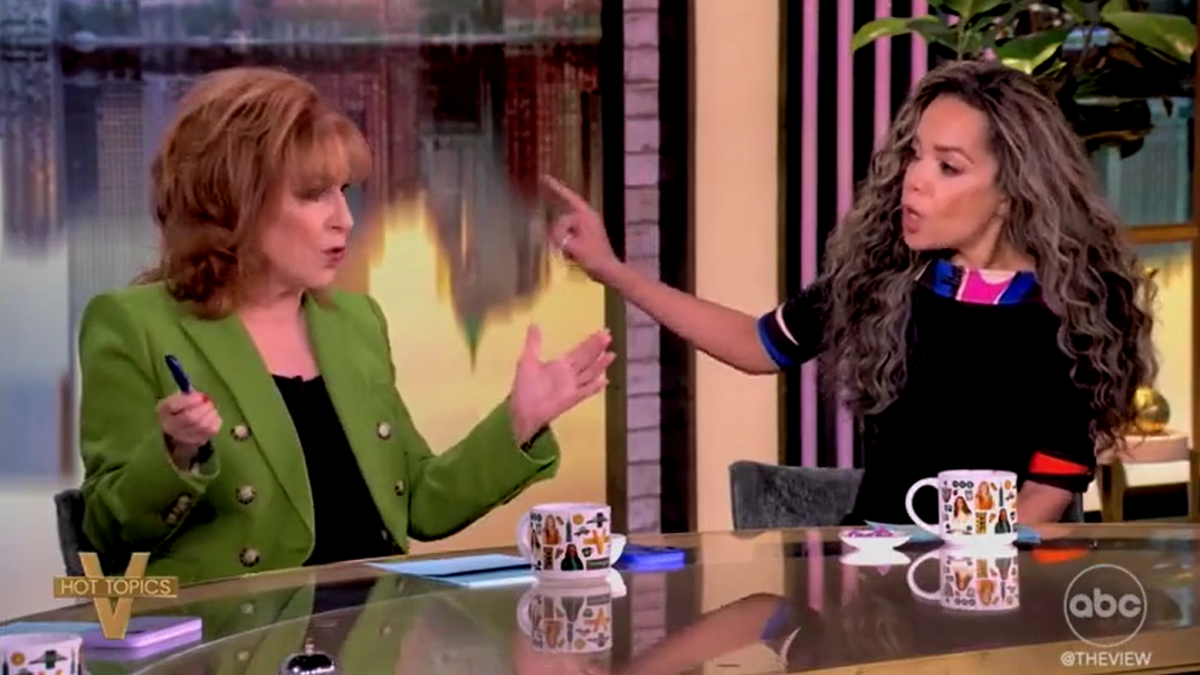 Joy Behar argues with sunny Hostin "view"