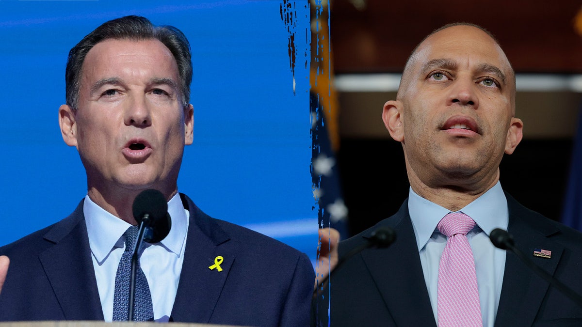 Tom Suozzi and Hakeem Jeffries