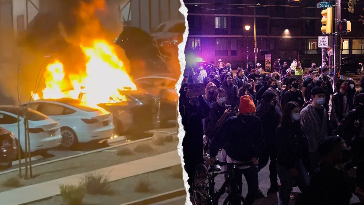 Pattern of leftist violence grows as Trump nears 10 months in office  at george magazine