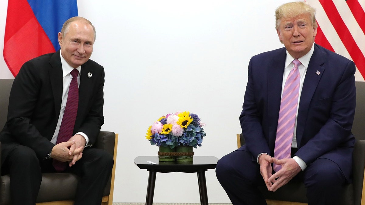 Donald Trump meets Vladimir Putin