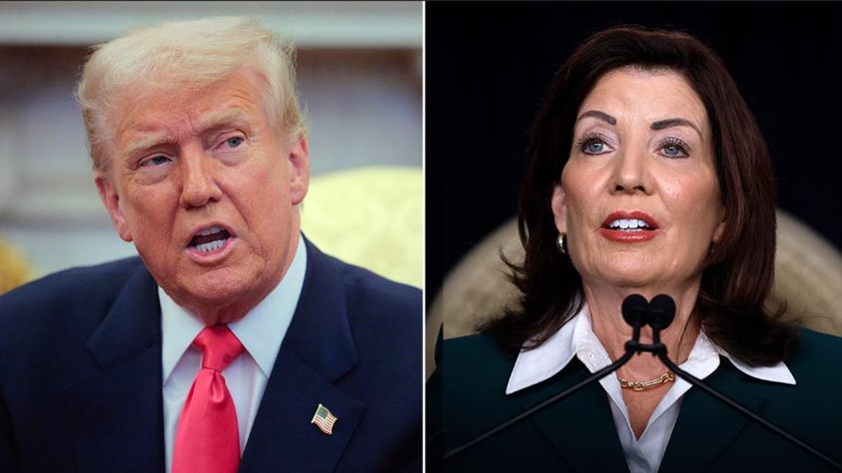 Trump and Hochul's split