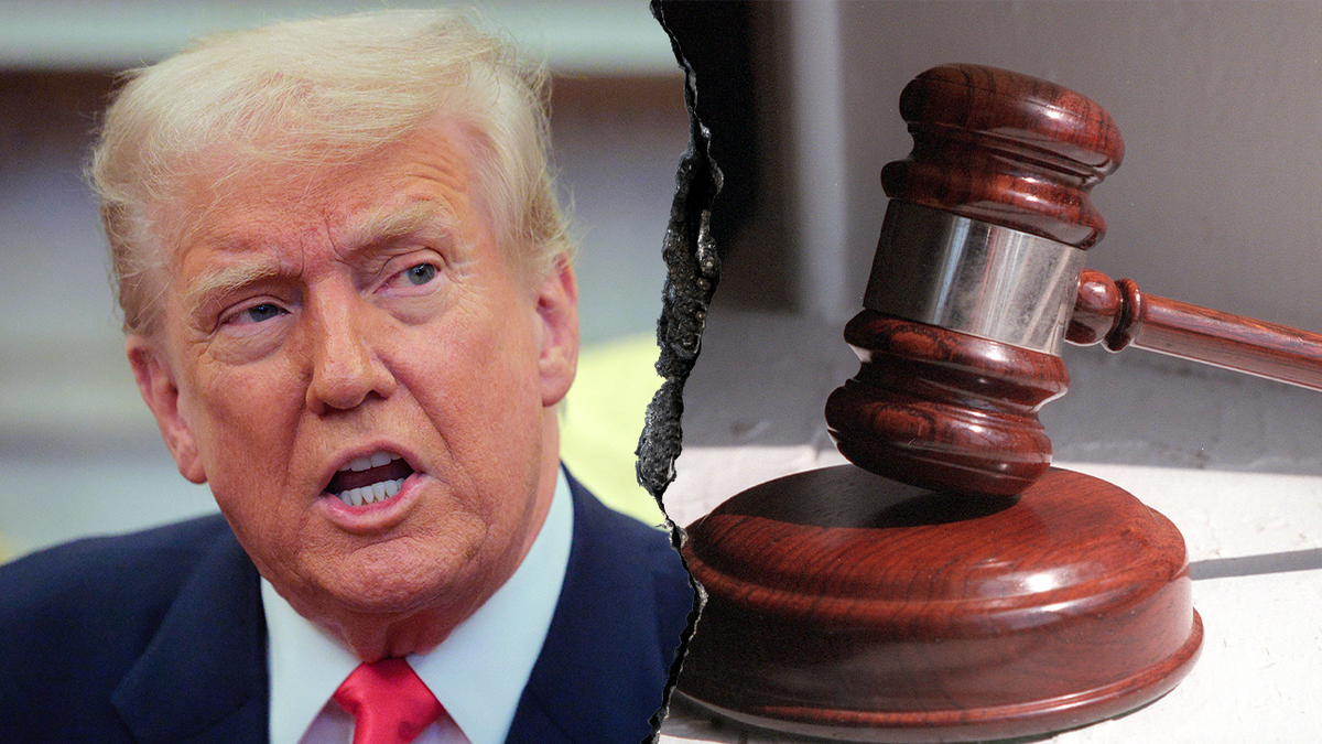 Trump and the gavel 