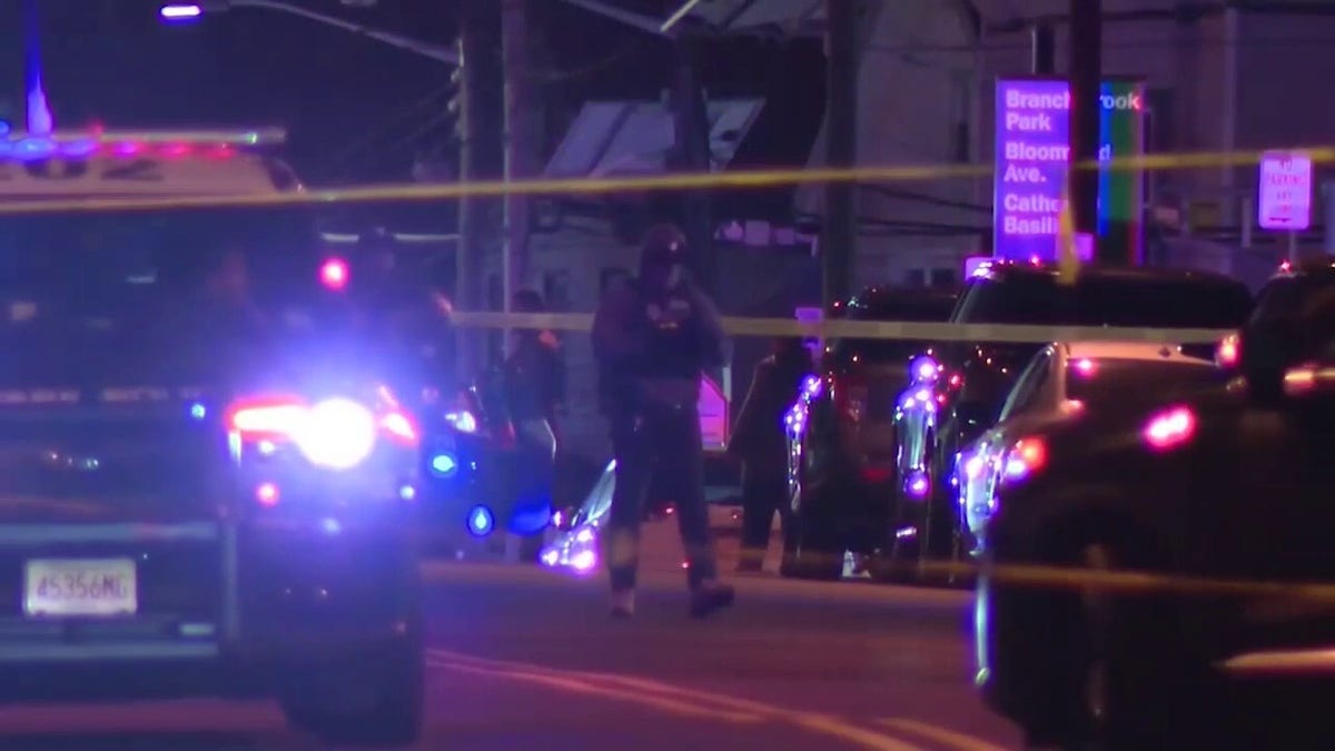 Police are investigating after two officers were shot Friday night in Newark, N.J.