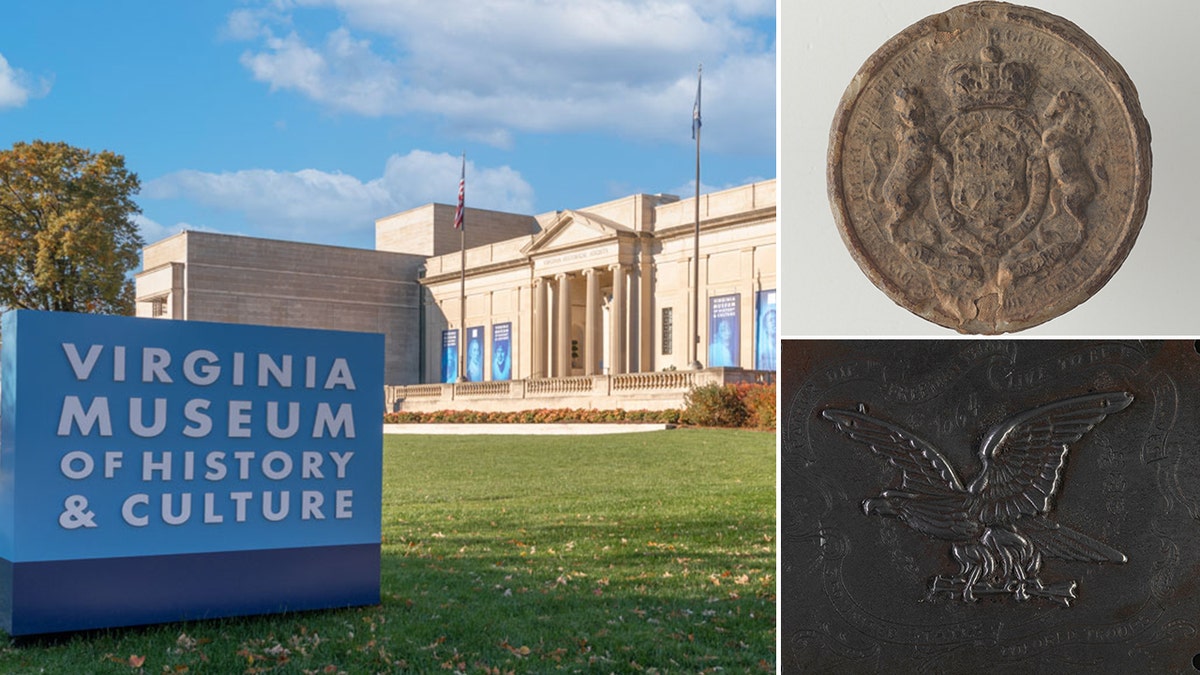 Artifacts representing the United States will be exhibited at the Virginia Museum of History and Culture in Richmond, Virginia.