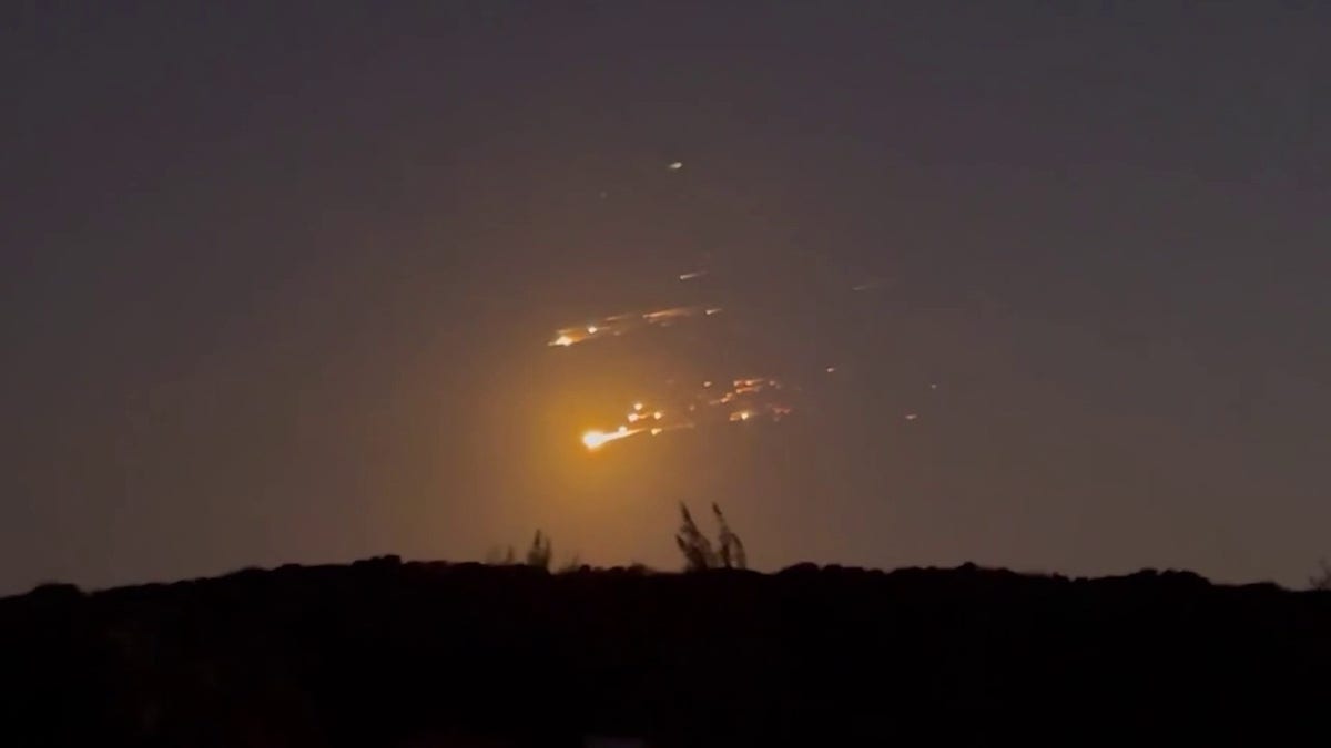 SpaceX launch debris