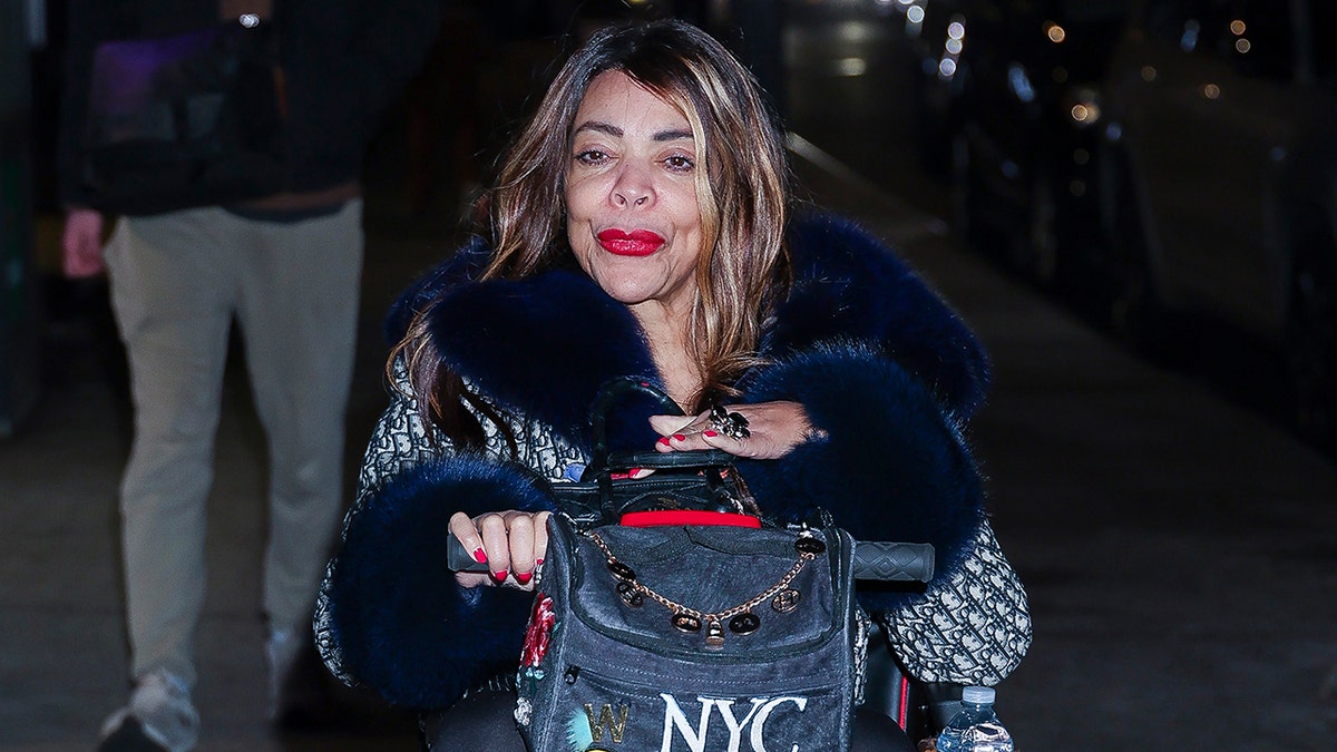 Wendy Williams uses Luxe Dior Coat in New York.