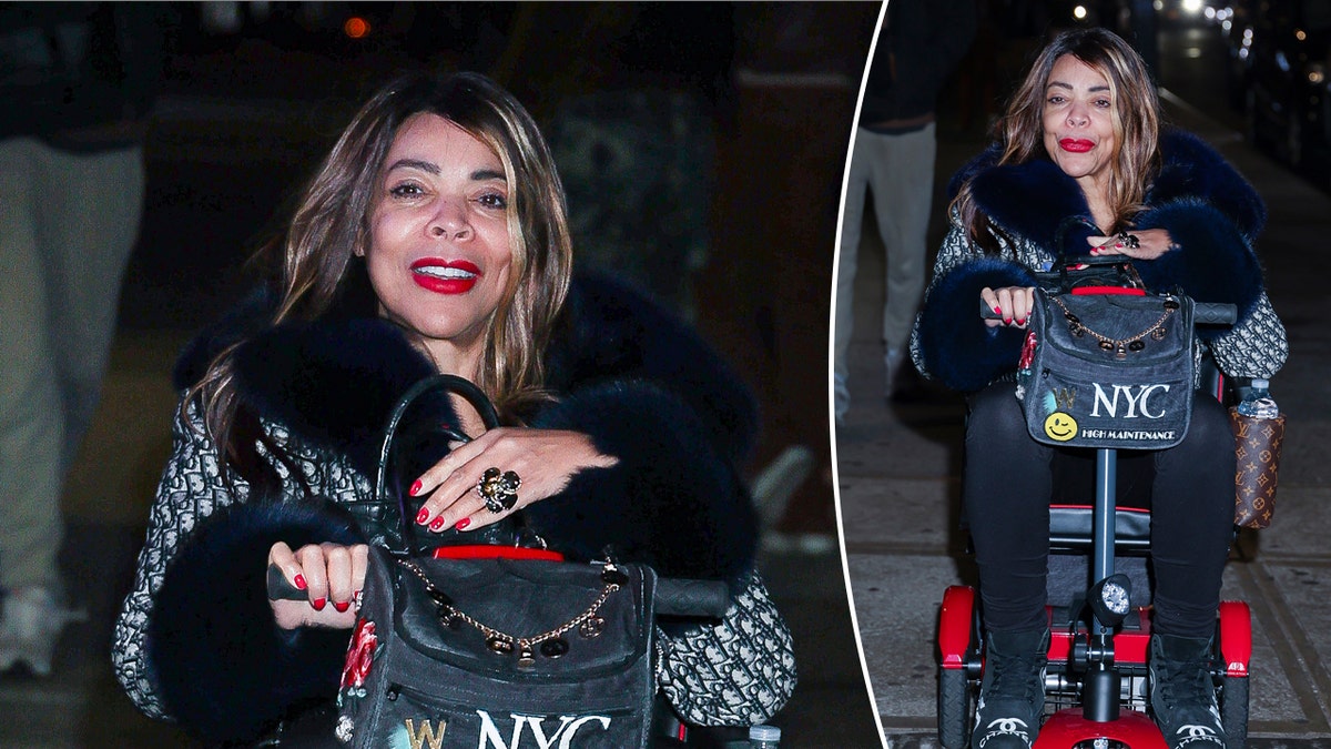 Wendy Williams uses a mobile scooter in New York.