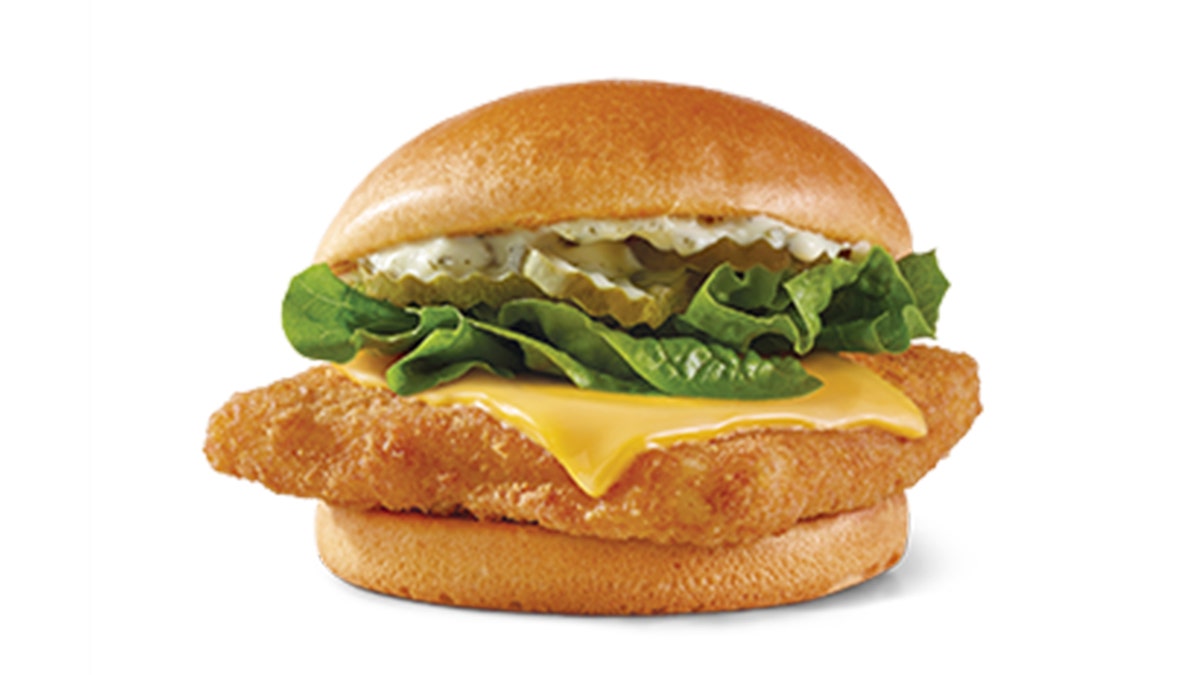 This is the Wendy's Crispy Panko Fish Sandwich.