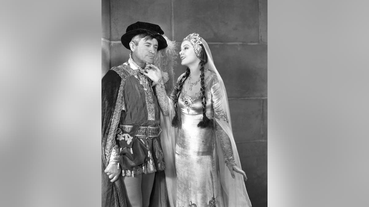 Will Rogers with Myrna Loy