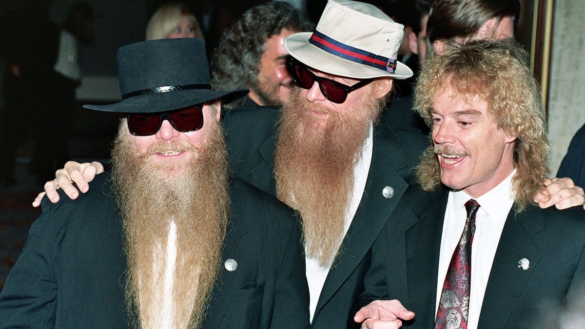 ZZ Top, pictured here in 1993, are currently on tour. 