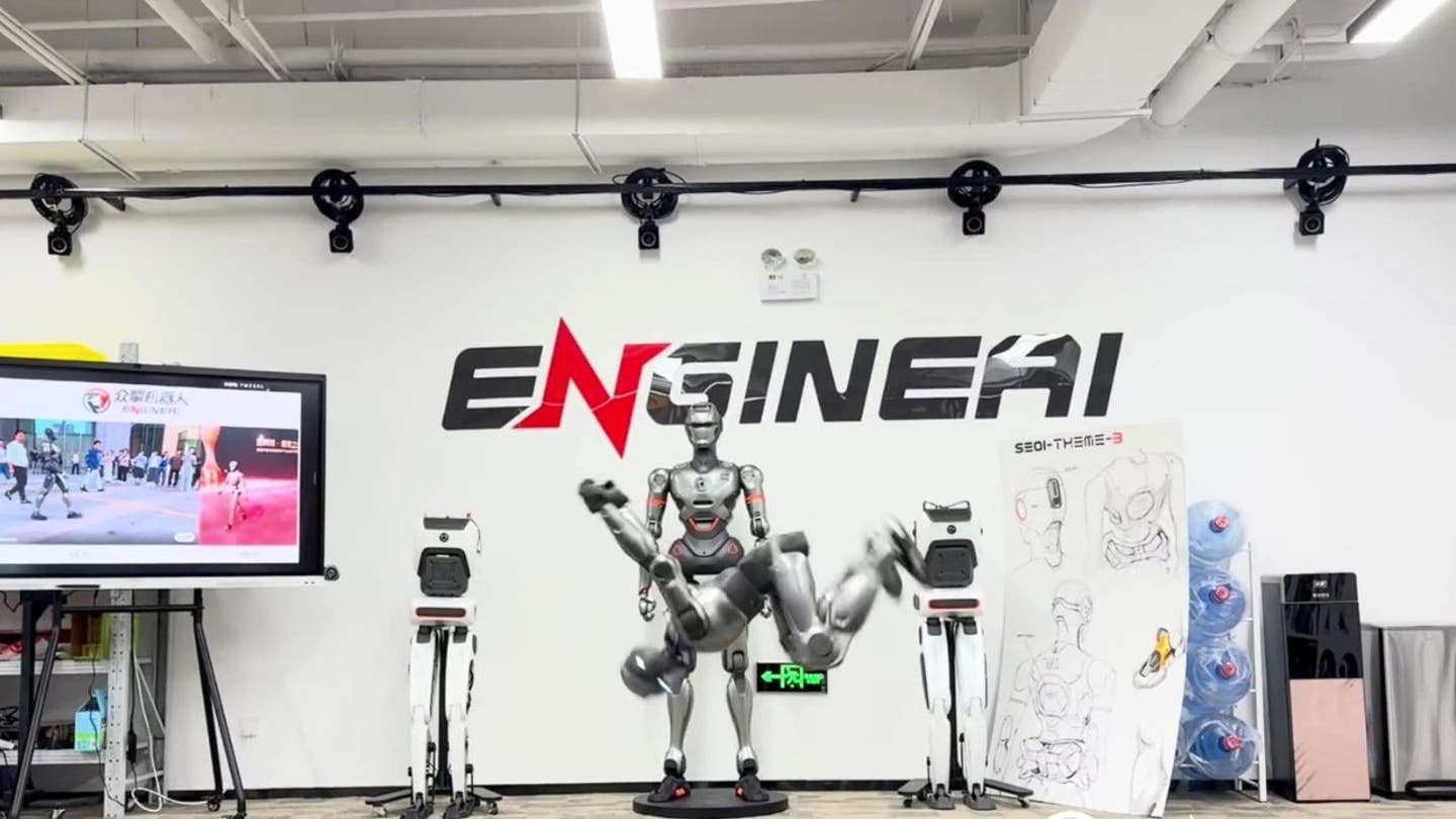 1 chinese humanoid robot lands worlds first front flip