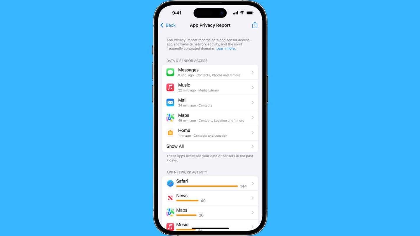 1 is that iphone app spying what apples privacy report can tell you