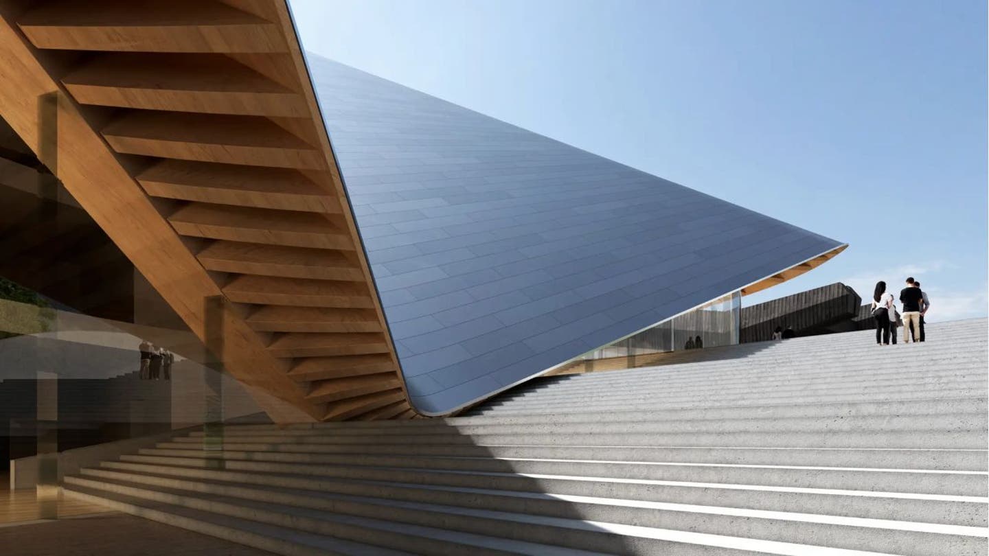 2 solar powered roof wraps new mega modern opera house