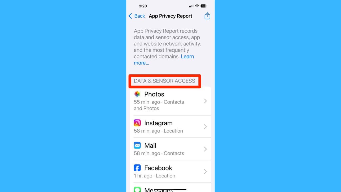 3 is that iphone app spying what apples privacy report can tell you