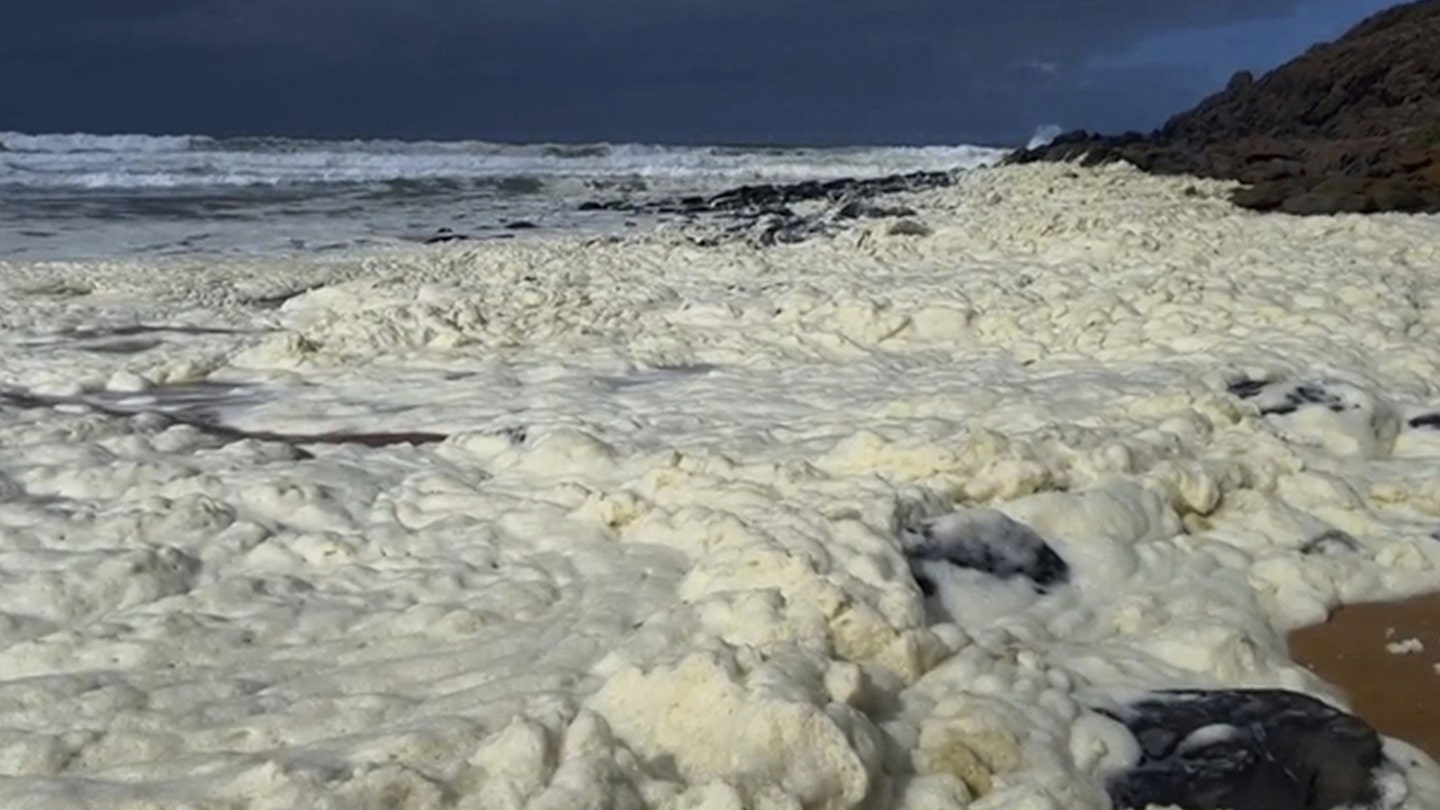 beach foam austrailia