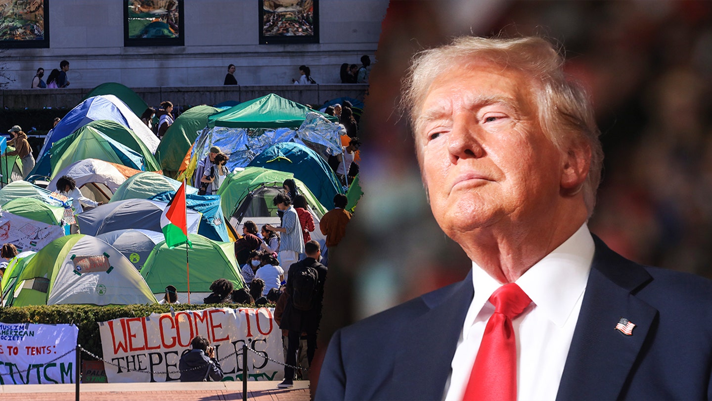 columbia protest israel trump