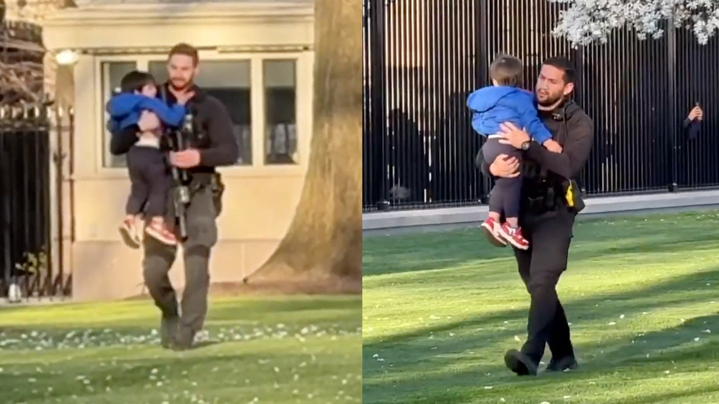 white house boy slipped through fence