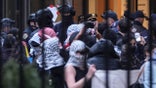 NYPD clash with student protesters