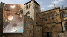 Excavation near site where Jesus was crucified and buried results in ancient discovery