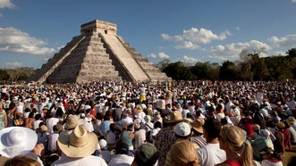 Locals beat tourist for scaling sacred temple, call for 'sacrifice' as security tries to protect him