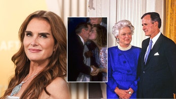 Brooke Shields entró una vez en el dormitorio de George H.W. Bush y su esposa Barbara