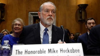 Anti-Israel protesters interrupt Huckabee hearing, attack Trump nominee's faith