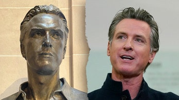 Gavin Newsom responds to claims he secretly helped fund his own bronze bust: 'Free tinfoil hat'