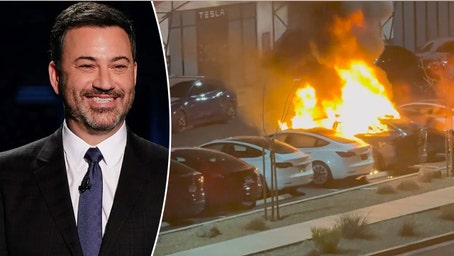 Backlash mounts towards Kimmel, ABC as critics accuse liberal host of excusing Tesla arson attacks