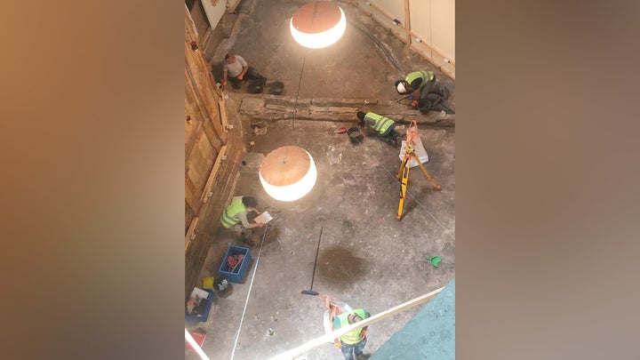 Trabajos arqueológicos en el entorno del Santo Sepulcro.