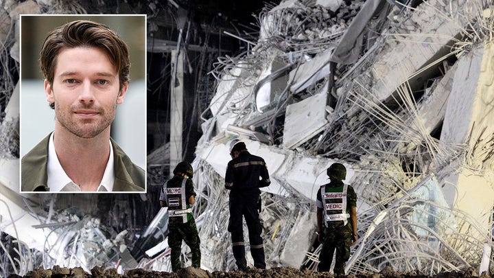 First responders clear leveled apartment building in Thailand after powerful earthquake