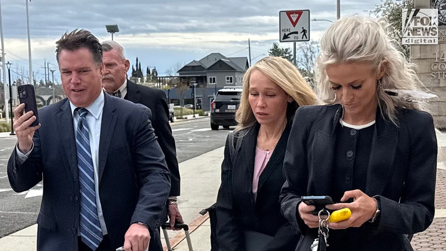 Sherri Papini leaves a California courthouse