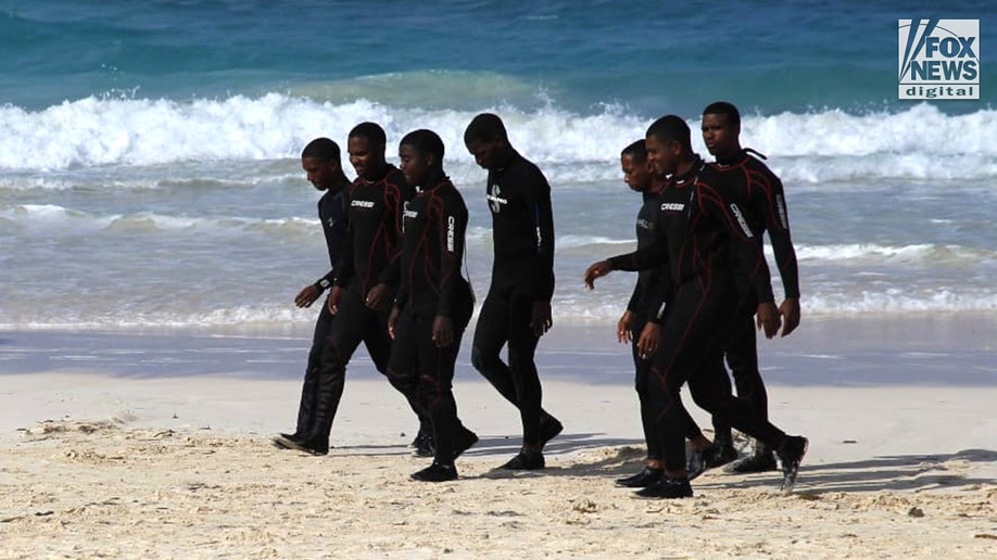 Sudiksha Konanki search teams on the Riu Republica Resort beaches in the Dominican Republic