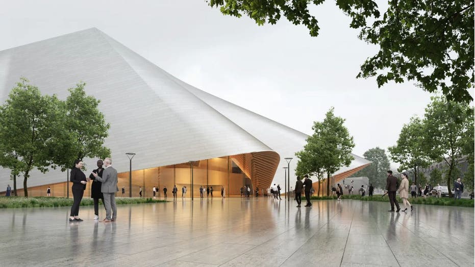 Solar-powered roof wraps new mega-modern opera house