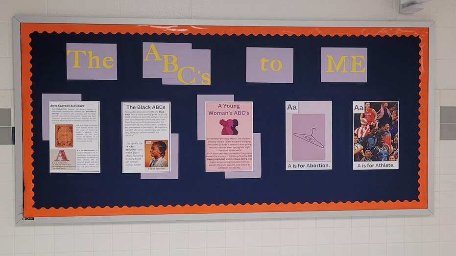 Virginia school puts up controversial ABCs display on Women's History Month, starting with 'A is for Abortion'