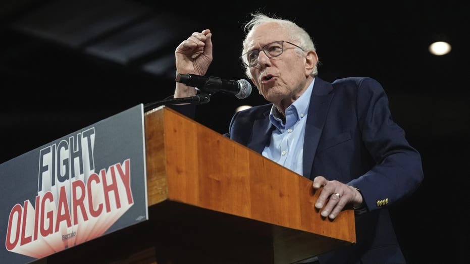 Watch: Bernie Sanders reacts to Trump’s Iran strikes in real time at ‘Fighting Oligarchy’ rally