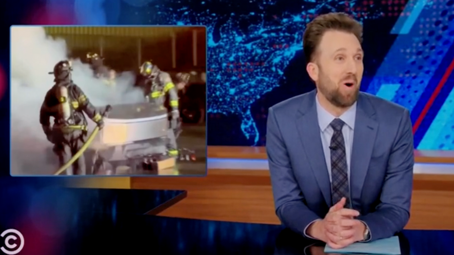 Jordan Klepper Reacts to Audience Cheering Tesla Vandalism