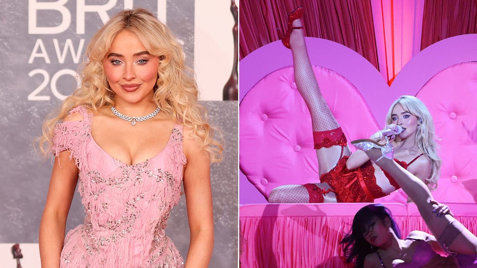 Sabrina Carpenter's racy Brit Awards performance sparks outrage among viewers